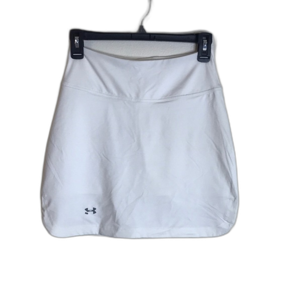 Under armour ladies athletic semi fitted heat gear mini Skort skirt size xs